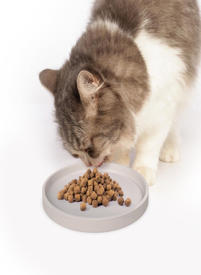 Arespark Pet Silicone Food Mat, Set of 2 Nonslip Waterproof Feeding Bowl Mat with Raised Edges for Food and Water Prevent Spills, Round Eating Tray for Dog Cat Puppy Kitten, 6'' x 6'' - Image 4